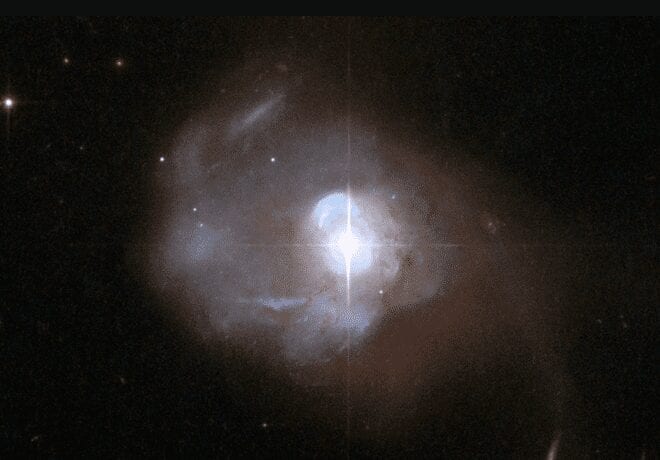 Thiên hà Markarian 231, nơi được phát hiện có ô xy /// NASA