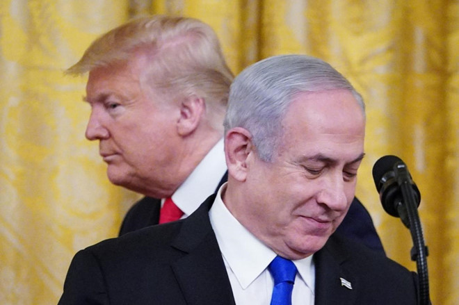 Kế hoạch hòa bình mới cho Trung Đông của Tổng thống Mỹ Donald Trump bị cho là thiên vị Israel /// AFP
