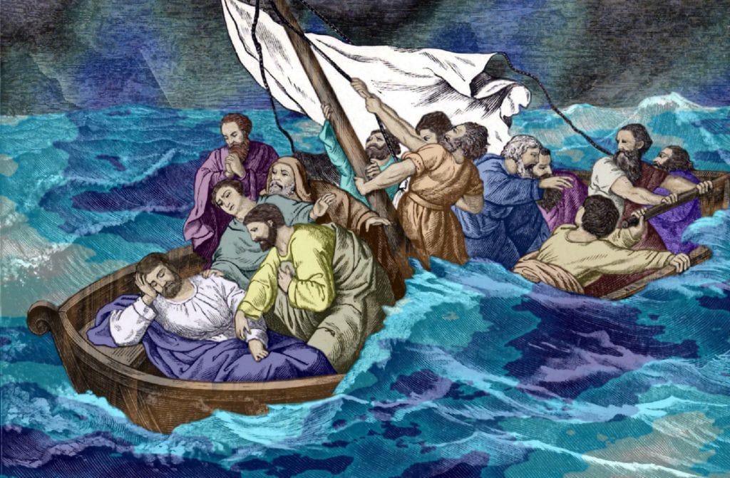Kết quả hình ảnh cho chúa giêsu ngủ trên thuyền