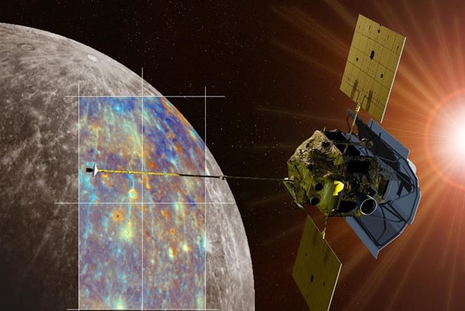 Tàu du hành MESSENGER xoay quanh sao Thủy từ năm 2011 - 2015 /// NASA