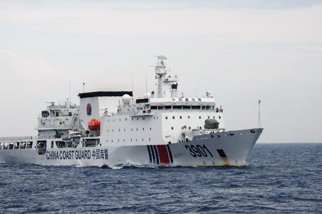 Tàu Hải cảnh 3901 của Trung Quốc trong lần xâm phạm chủ quyền VN vào năm 2019	  /// Ảnh: Ngư dân cung cấp