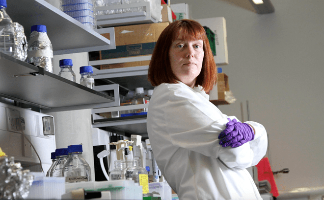 Giáo sư Sarah Gilbert, dẫn đầu nhóm nghiên cứu vắc xin Covid-19 tại ĐH Oxford
 /// ảnh: Telegraph