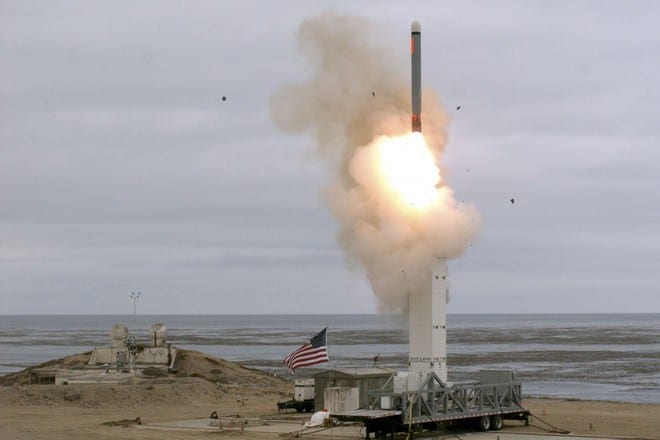 Mỹ được cho là đang tìm cách triển khai tên lửa có khả năng đe dọa Trung Quốc tới châu Á /// AFP