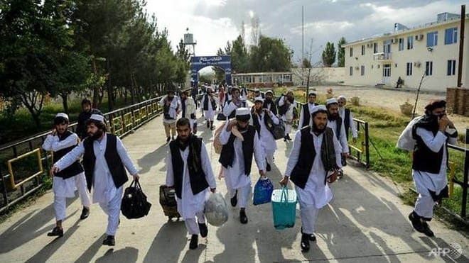 Chính phủ Afghanistan cho biết đến nay đã thả hơn 4.900 tù nhân Taliban /// AFP