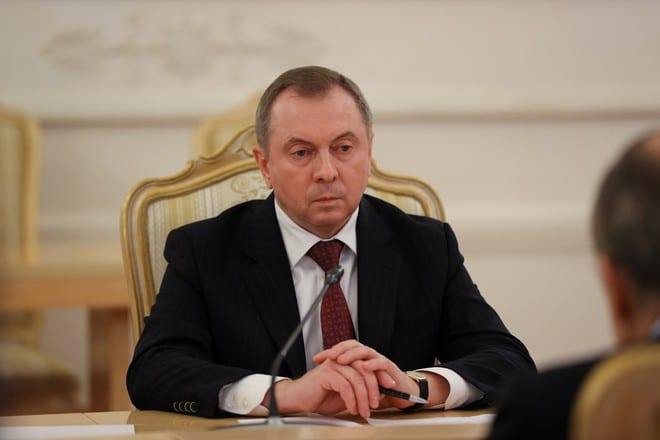 Ngoại trưởng Belarus Vladimir Makei phản đối các động thái của phương Tây nhắm vào Belarus /// Reuters
