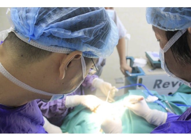 Bệnh nhân bị bạch sản lưỡi được phẫu thuật laser tại Bệnh viện E (Hà Nội) /// Ảnh: Thanh Xuân