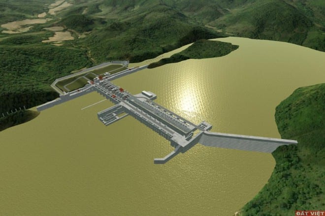 Thiết kế một đập thủy điện trên dòng chính sông Mê Kông tại Lào /// Reuters