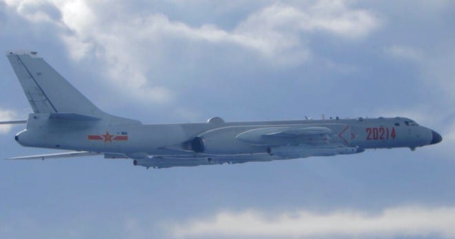 Máy bay ném bom H-6 của Trung Quốc xâm nhập ADIZ của Đài Loan ngày 18.9.2020 /// Cơ quan phòng vệ Đài Loan