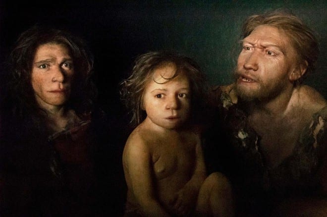 Tái tạo hình ảnh một gia đình người Neanderthal /// Reuters