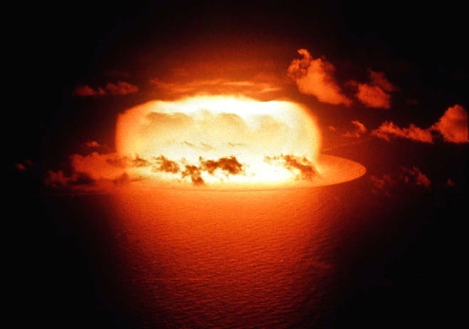 Không ảnh chụp một vụ nổ thử nghiệm hạt nhân /// Reuters