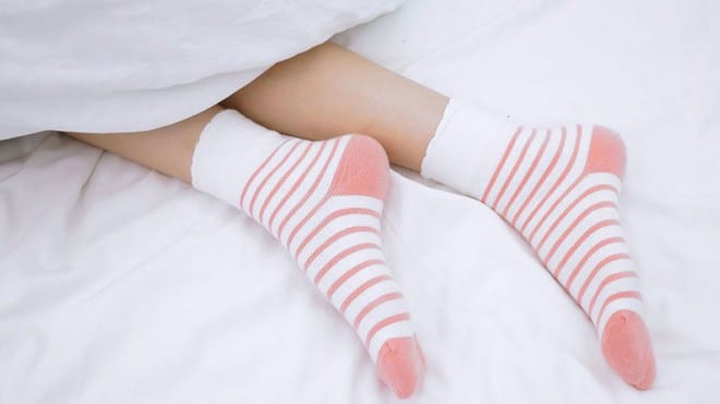 Mang vớ thực sự giúp ngủ ngon /// Ảnh: Shutterstock 
