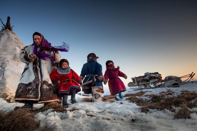 Một gia đình người Siberia /// Chụp màn hình NPR