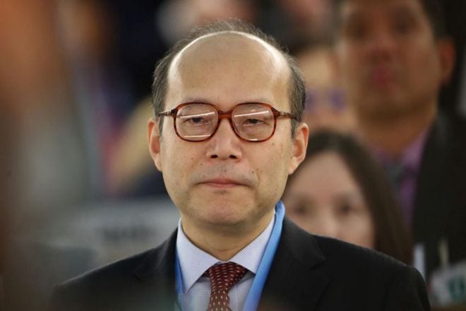 Đại sứ Trung Quốc tại Liên Hiệp Quốc Trần Húc /// Reuters
