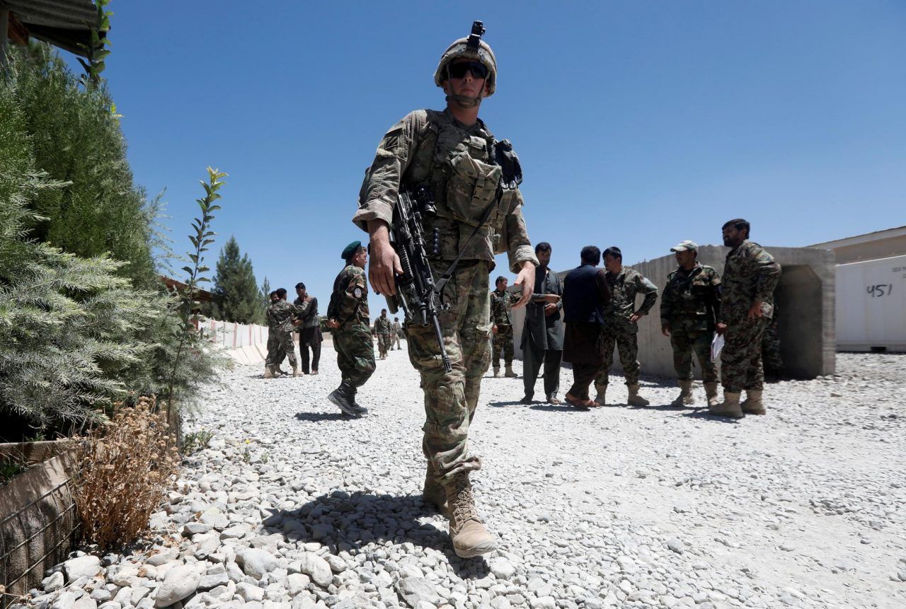 Các binh sĩ tại một căn cứ ở Logar, Afghanistan /// Reuters