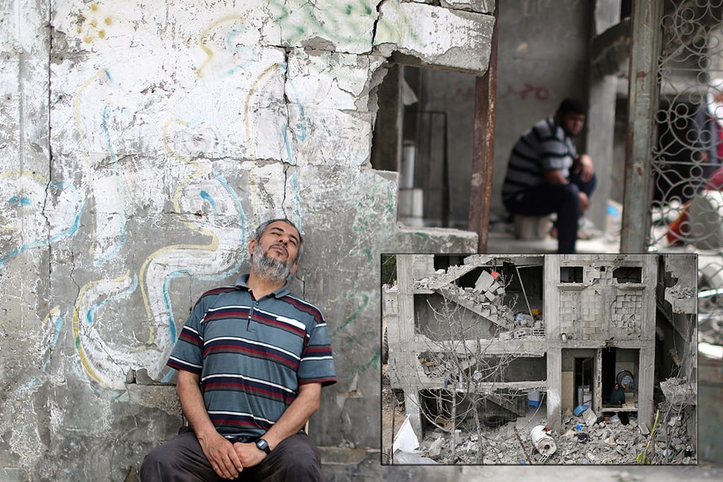 Người Palestine trở về nhà nhưng ngôi nhà của họ đã thành đống đổ nát /// Reuters