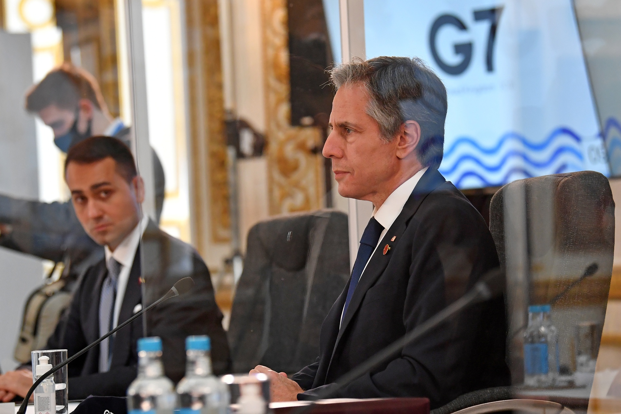 Ngoại trưởng Mỹ Antony Blinken tại cuộc họp trực tiếp đầu tiên của ngoại trưởng các nước G7 /// Reuters