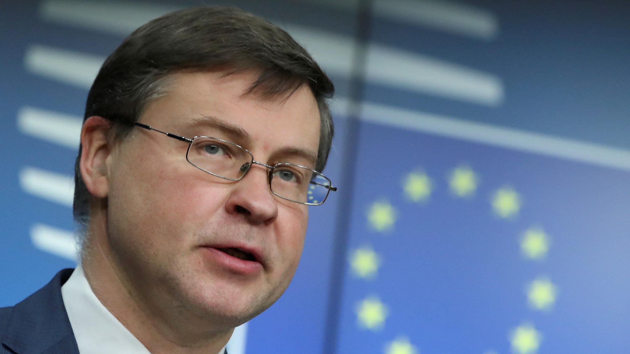 Phó chủ tịch Ủy ban châu Âu Valdis Dombrovskis /// Reuters