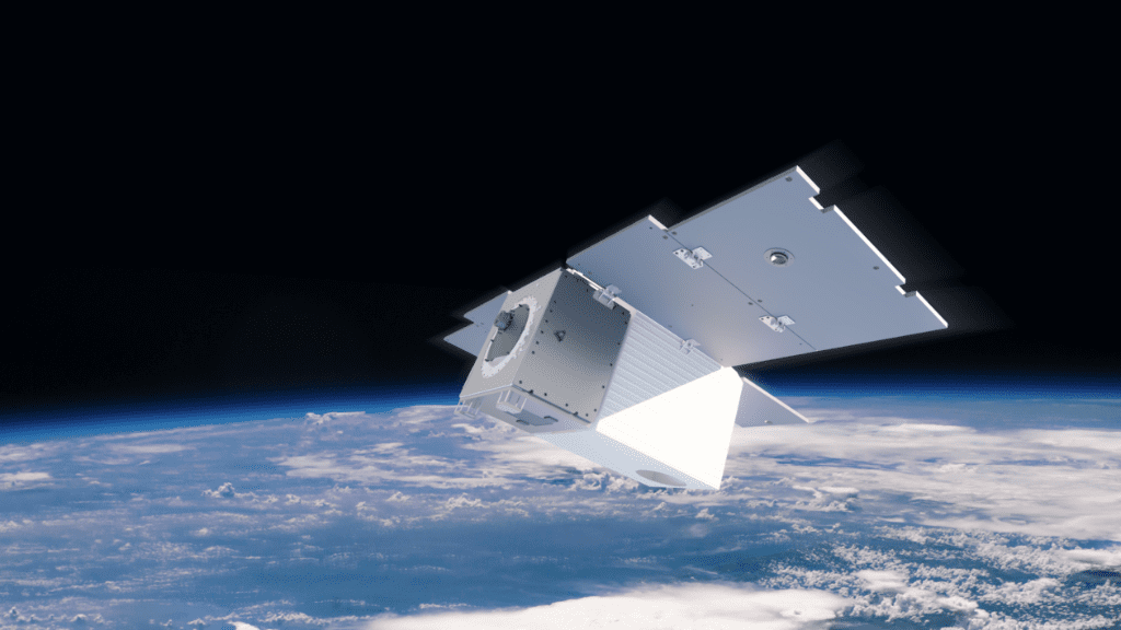 Ảnh mô phỏng vệ tinh phát hiện khí thải gây hiệu ứng nhà kính, chuẩn bị phóng lên quỹ đạo năm 2023 /// CARBON MAPPER / PLANET