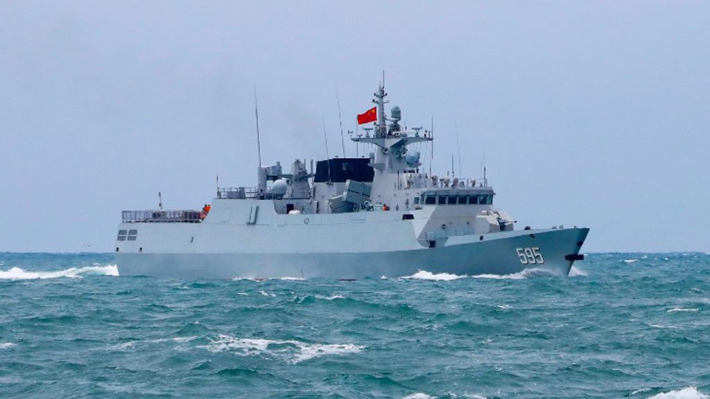 Tàu chiến Trung Quốc trong một cuộc tập trận /// CHINAMIL.COM.CN