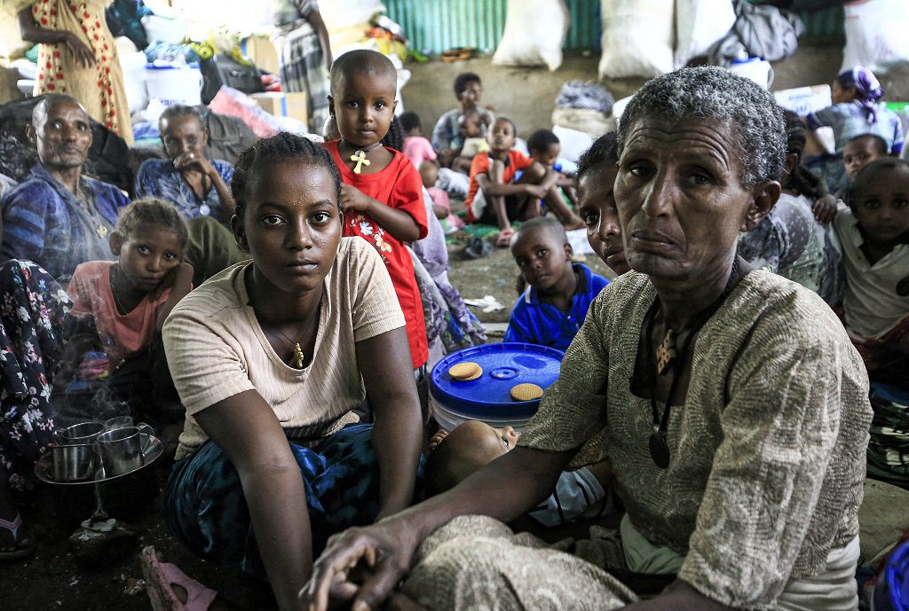 Những người tị nạn Ethiopia đã chạy sang Sudan để tránh cuộc xung đột ở vùng Tigray /// AFP