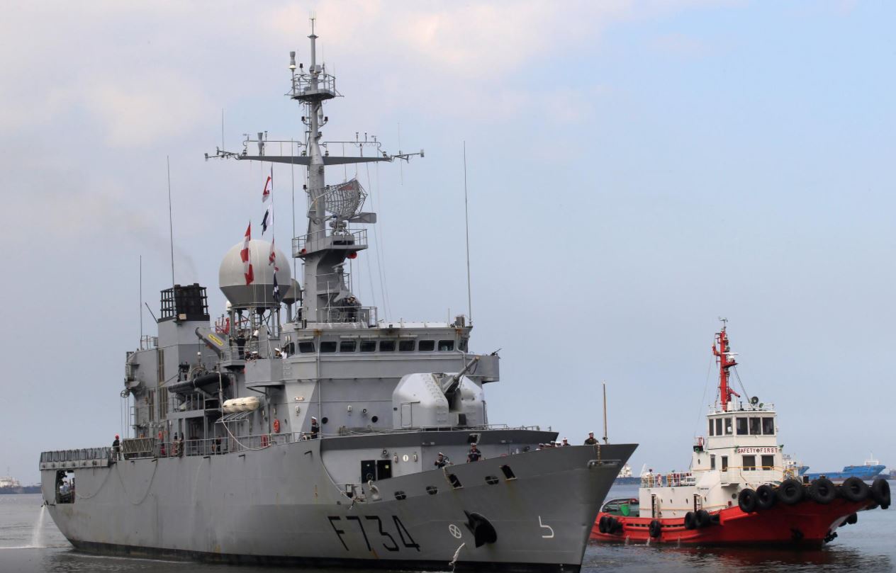 Tàu hộ tống Vendemiaire của Hải quân Pháp trong một lần cập cảng Philippines /// Ảnh: Reuters