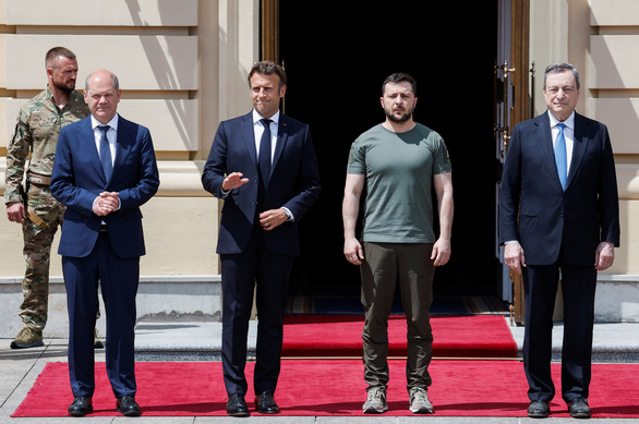 Ông Macron cùng lãnh đạo Đức, Ý đến Ukraine, Điện Kremlin nói gì? - Ảnh 7.