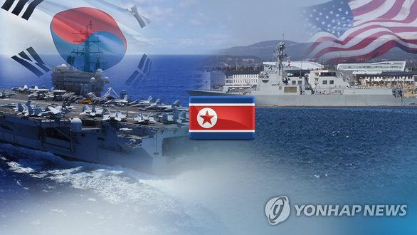 Truyền thông Triều Tiên: Hàn - Mỹ tập trận ‘châm ngòi chiến tranh hạt nhân’ - Ảnh 1.