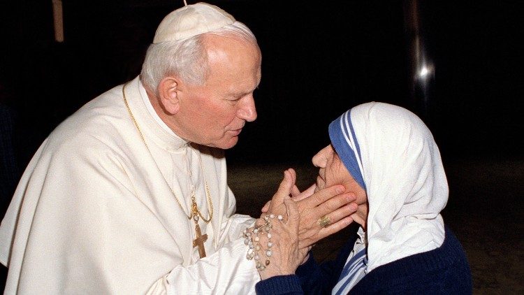 Mẹ Têrêsa Calcutta và thánh Giáo hoàng Gioan Phaolô II