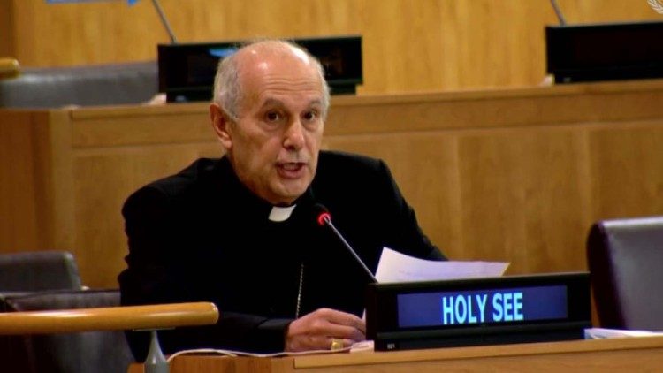 Đức Tổng Giám mục Gabriele Caccia, Quan sát viên Thường trực của Tòa thánh tại Liên Hiệp Quốc
