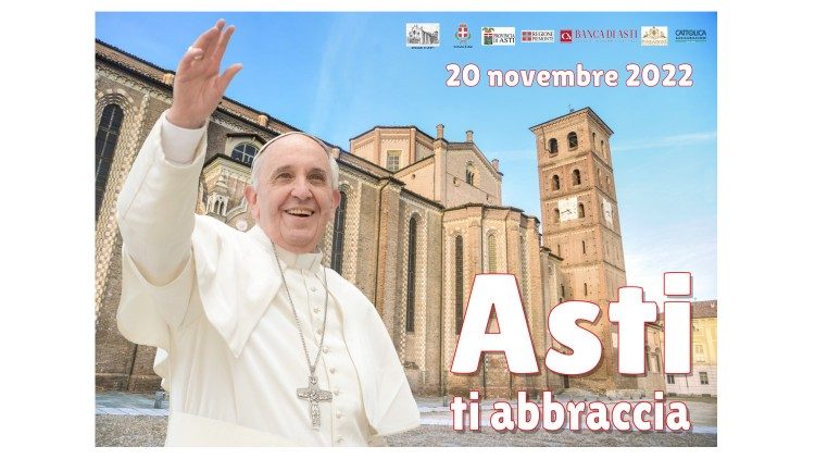 2022.11.17 Papa Francesco ad Asti Manifesto orizzontale