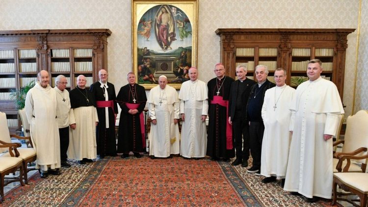2023.01.13 Membri del Consiglio Primaziale della Confederazione dei Canonici Regolari di Sant'Agostino