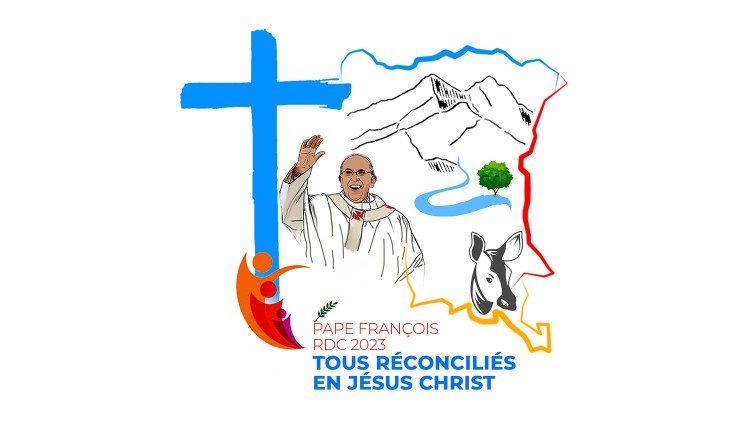 Logo chuyến viếng thăm của ĐTC tại Congo (2023)