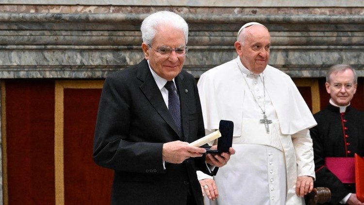 2023.05.29 Consegna del Premio Paolo VI di Brescia al Presidente della Repubblica Italiana Sergio Mattarella