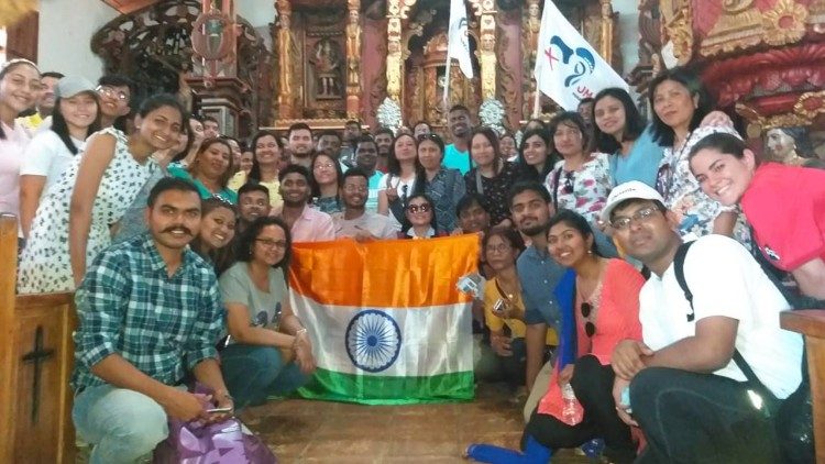 Các bạn trẻ Ấn Độ tham dự Đại hội GTTG ở Panama /01/2023)