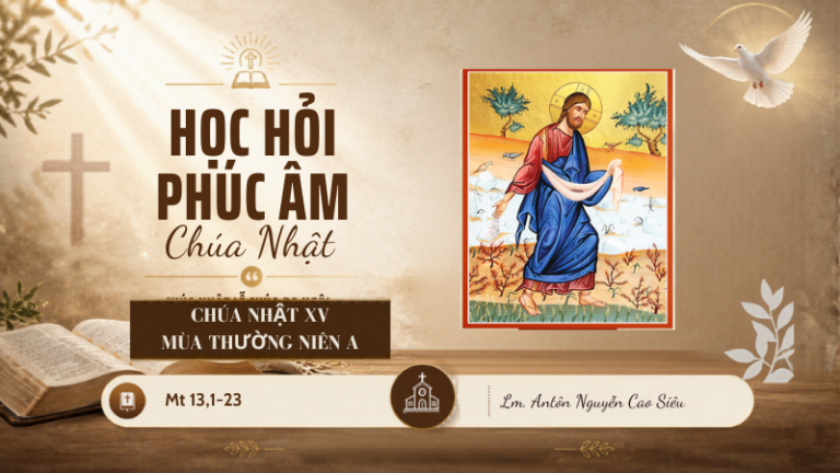 HỌC HỎI PHÚC ÂM CHÚA NHẬT_XV_TN_A