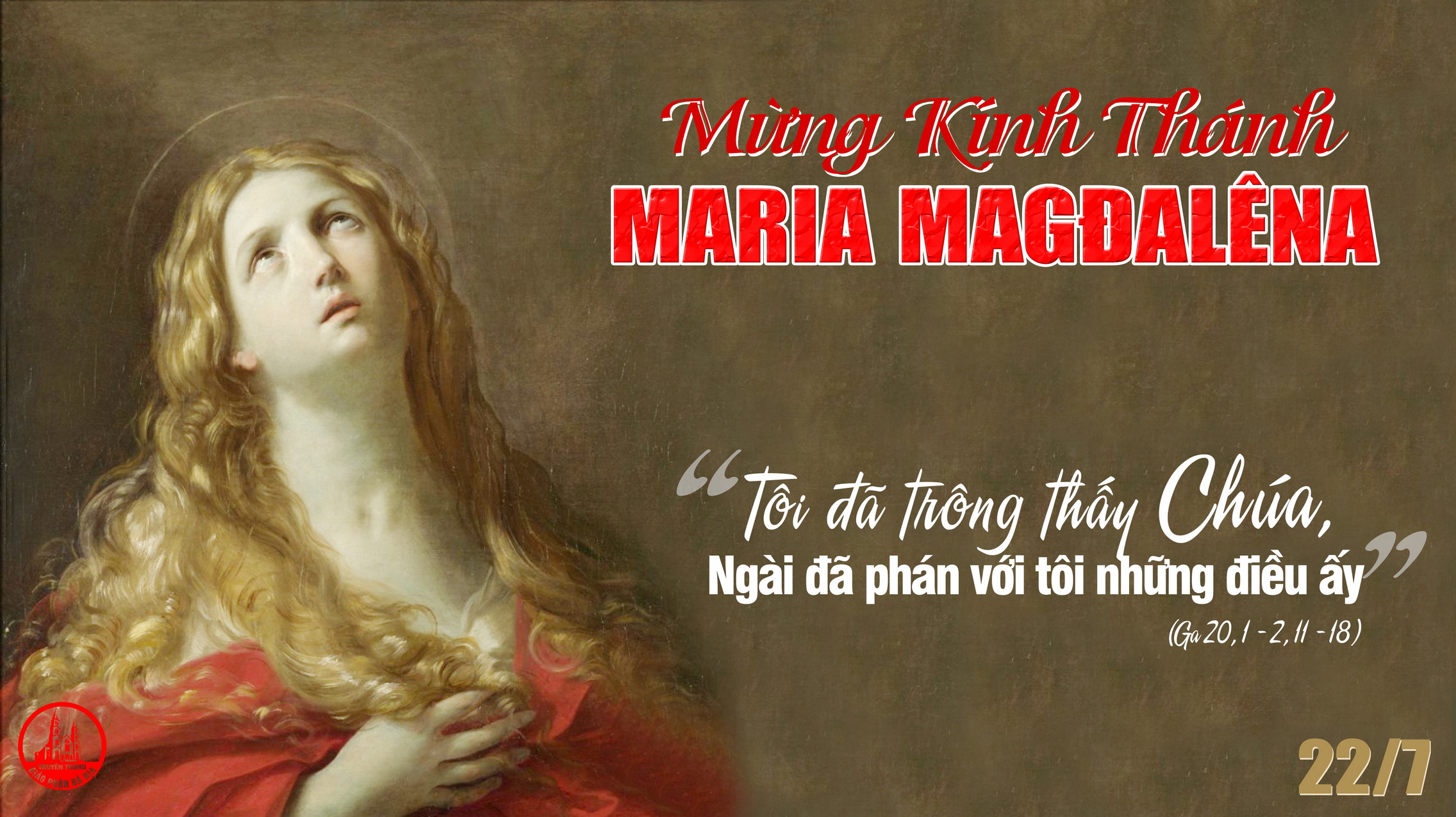 Thánh nữ Maria Magđalêna | Hội Dòng Mến Thánh Giá Gò Vấp