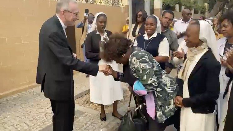 2023.08.10 Il cardinale Pietro Parolin in Angola