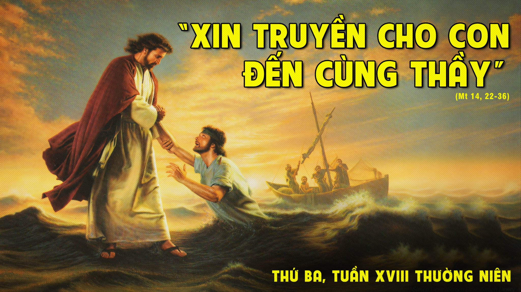 Chú Giải Tin Mừng – Thứ Ba Tuần XVIII Mùa Thường Niên (Mt 14,22-36)