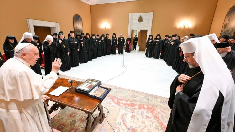 ĐTC gặp các Giám mục Công giáo Đông phương Ucraina