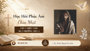 HỌC HỎI PHÚC ÂM CHÚA NHẬT_XXIII_TN_A)