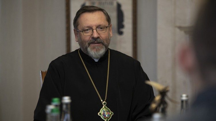Đức Tổng Giám mục trưởng Sviatoslav Shevchuk, lãnh đạo Giáo hội Công giáo Đông phương Ucraina 