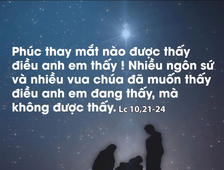 Hớn hở, vui mừng (29.11.2022 – Thứ Ba Tuần I Mùa Vọng) – HUYNH ĐOÀN GIÁO  DÂN ĐA MINH