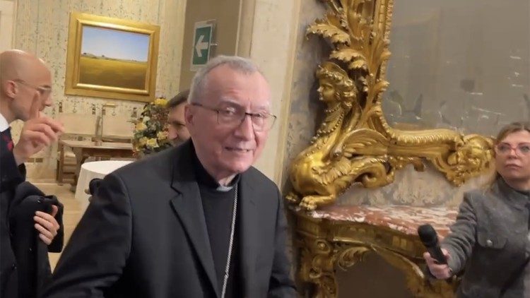ĐHY Pietro Parolin tại Thượng viện Ý