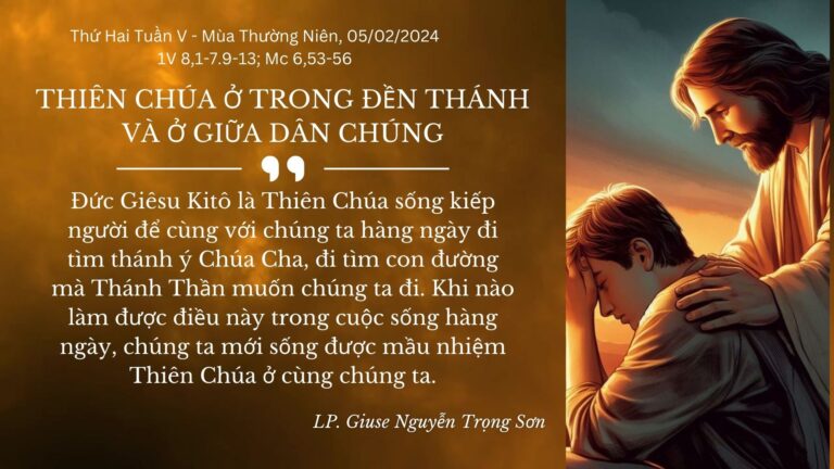 Lời Chúa Mỗi Ngày - Thứ Hai Tuần V Mùa Thường Niên