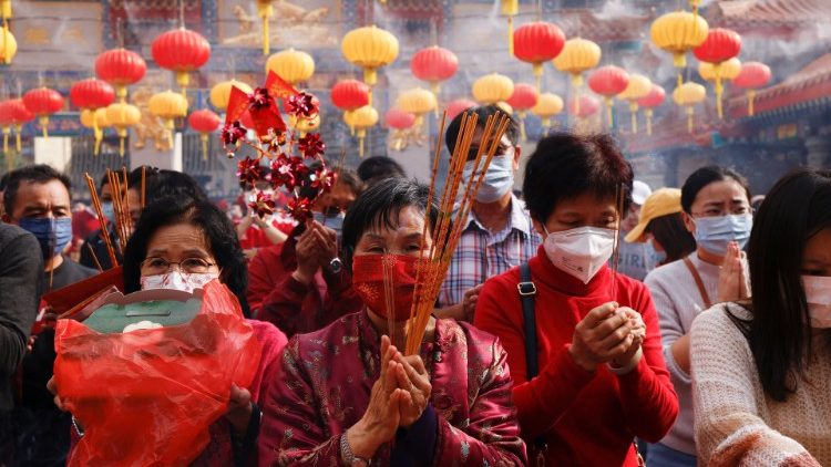 Các môn đồ Đạo giáo mừng Tết Nguyên đán (2/2021)