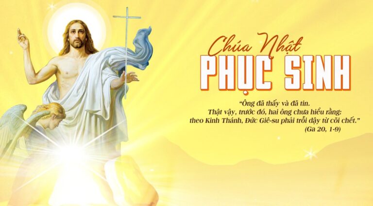 Bài suy niệm Chúa nhật Phục sinh năm A của Đức TGM Giuse Vũ Văn Thiên -  Giáo Phận Hải Phòng