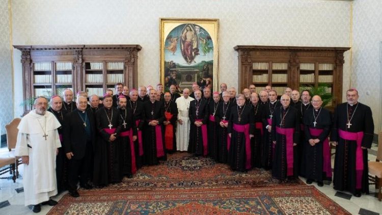 Các Giám mục Argentina với ĐTC Phanxicô (05/2019)