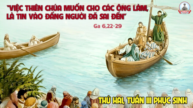 SUY NIỆM LỜI CHỨA THỨ HAI TUẦN III PHỤC SINH – GIÁO XỨ THIÊN ÂN