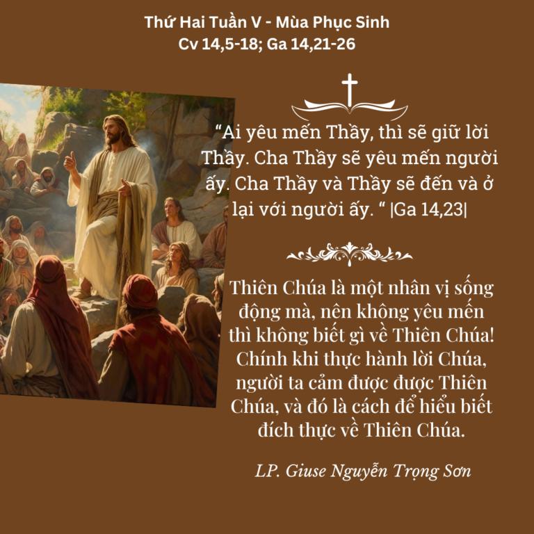 Thứ Hai Tuần V - Mùa Phục Sinh