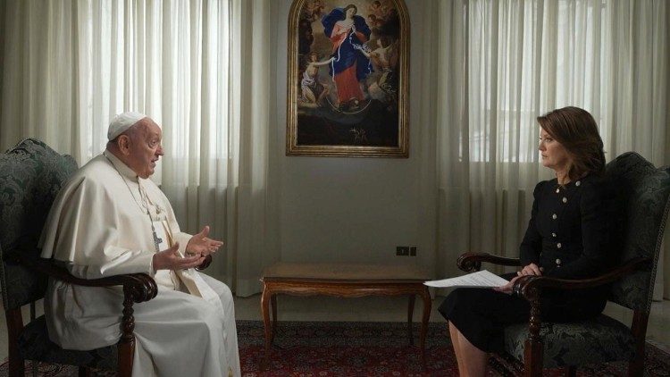 2024.05.20 Papa Francesco, intervista CBS (Copyright CBS)
